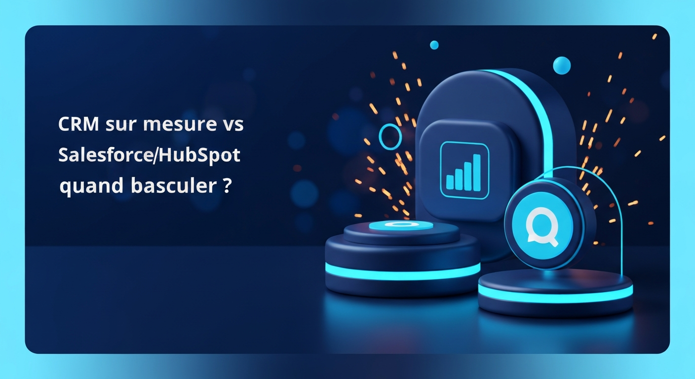 CRM sur mesure vs Salesforce/HubSpot : quand basculer en 2026 ?